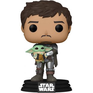 Фігурка Funko Pop The Mandalorian With Grogu 461